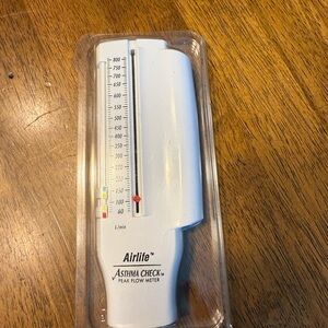 White Peak Flow Meter